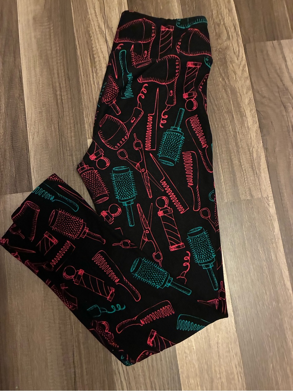 LuLaRoe Hair Stylist Leggings SZ OS